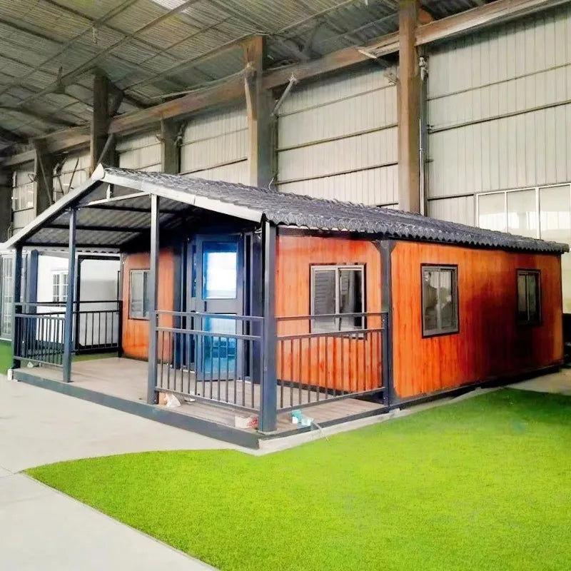 Customized 20/30/40FT Prefabricated House Mobile Steel Expandable Container Home with 3 Bedrooms Ready To Live in Tiny House