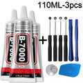 B7000 Transparent Universal mobile phones display Repair Tool Heavy Duty Black waterproof Adhesive T7000 Elastic glue T7000 for display Edge Repair of Tablets and Tablets