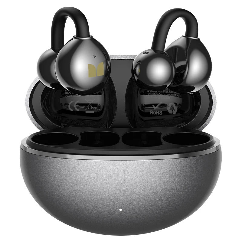 Monster Airclip AC730 OWS Ear Clip Headphones 360° Stereo Sound Bluetooth 6.0 Wireless Earphone Clear Call TWS Wireless Earbuds