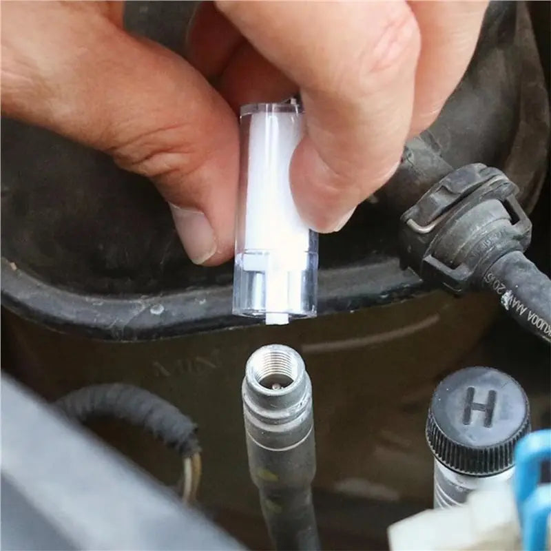 Premium-20PCS Car Aircon Oil Checker Refrigerant Oil Analyzer AC Oil Teste R134A Refrigeration Oil Level Checker