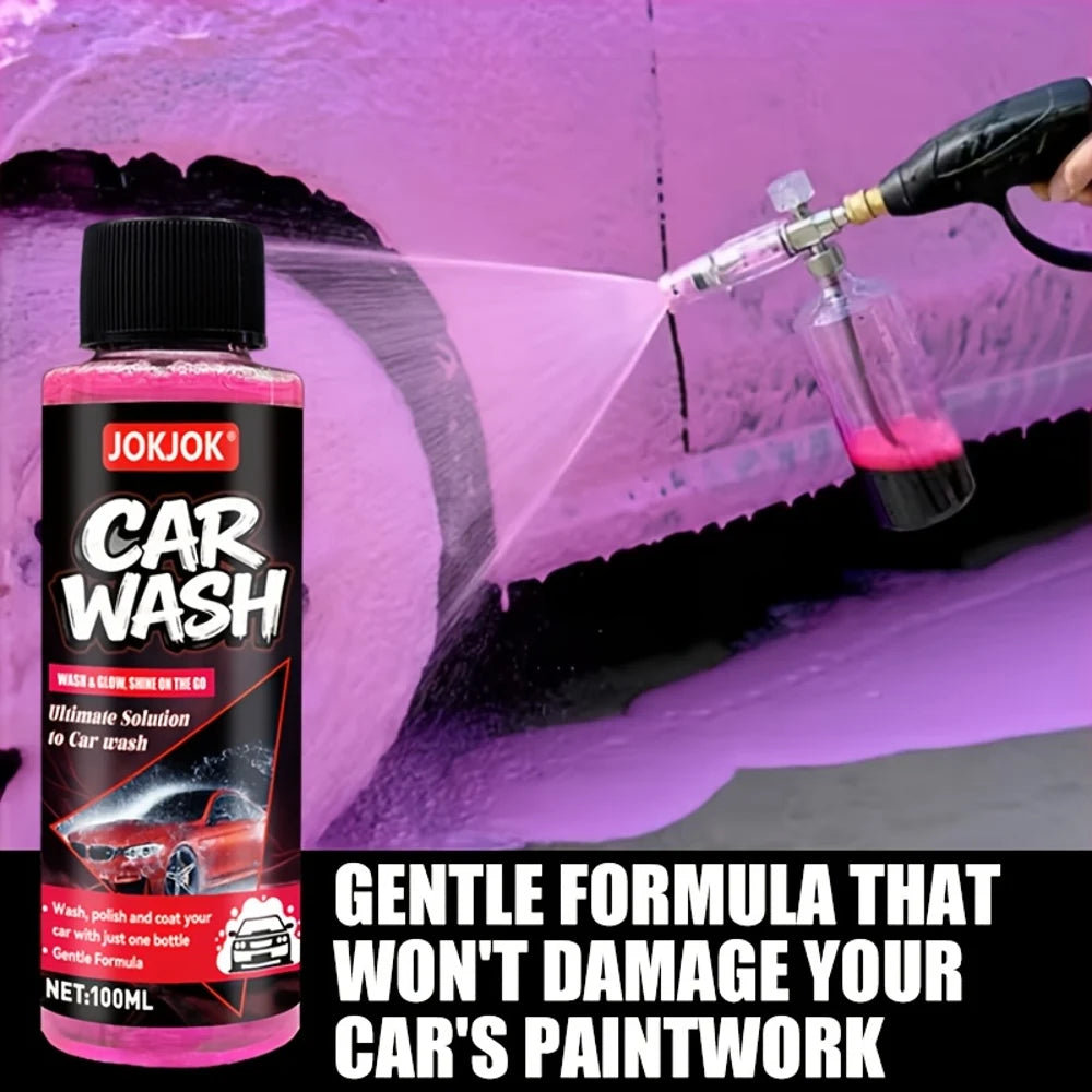 100Ml of 1:100 Dense Foam Car Wash Liquid, Easy And Efficient, High Foam Formula, Scratch-Free Car Wash Preparation, Highly Conc