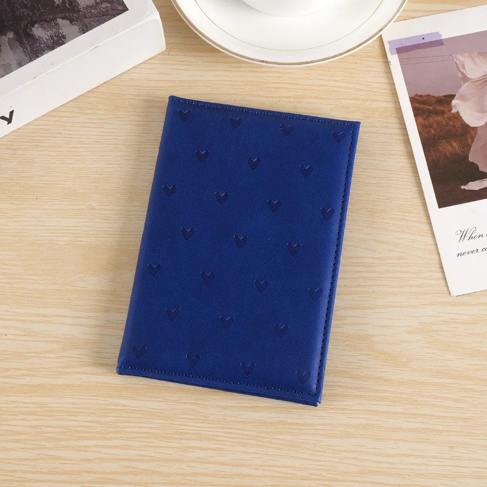 Luxury Love Printed Passport Protective Cover Portable Cute Travel Passport Case PU Leather Wallet Purse