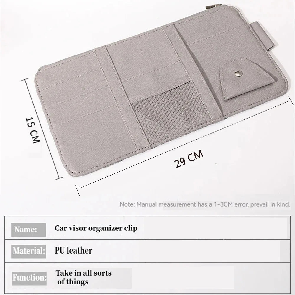 High-end car sun visor storage,large capacity,interior storage,car accessories,for Audi S S4 S5 S6
