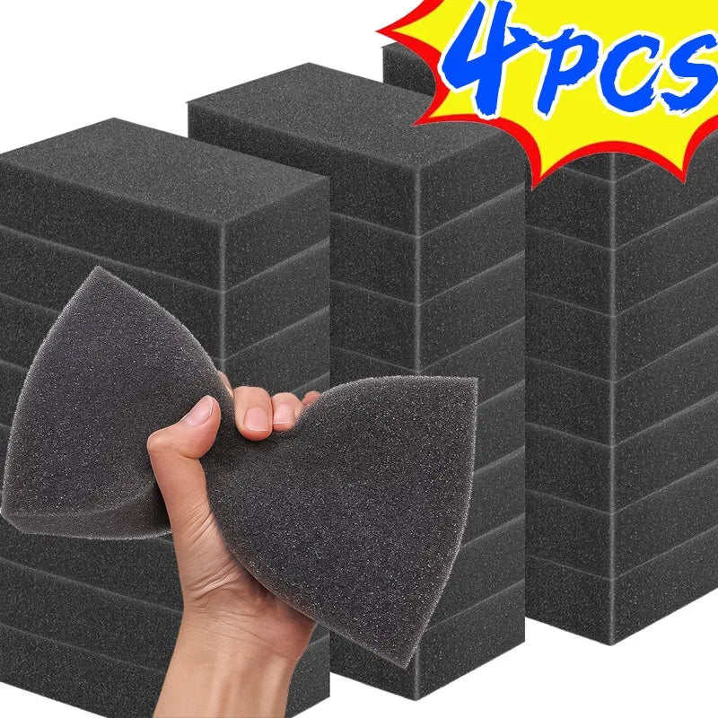 High Density Black Car Wash Sponge Wipe Sponge Block Car Glass Absorbent Polishing Waxing Cleaning Kitchen Household Accessory
