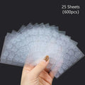 600PCS Double Sided Glue Nail Sticker Adhesive Tabs Waterproof Breathable Fake Nail Glue Stickers Jelly False Nails Tips