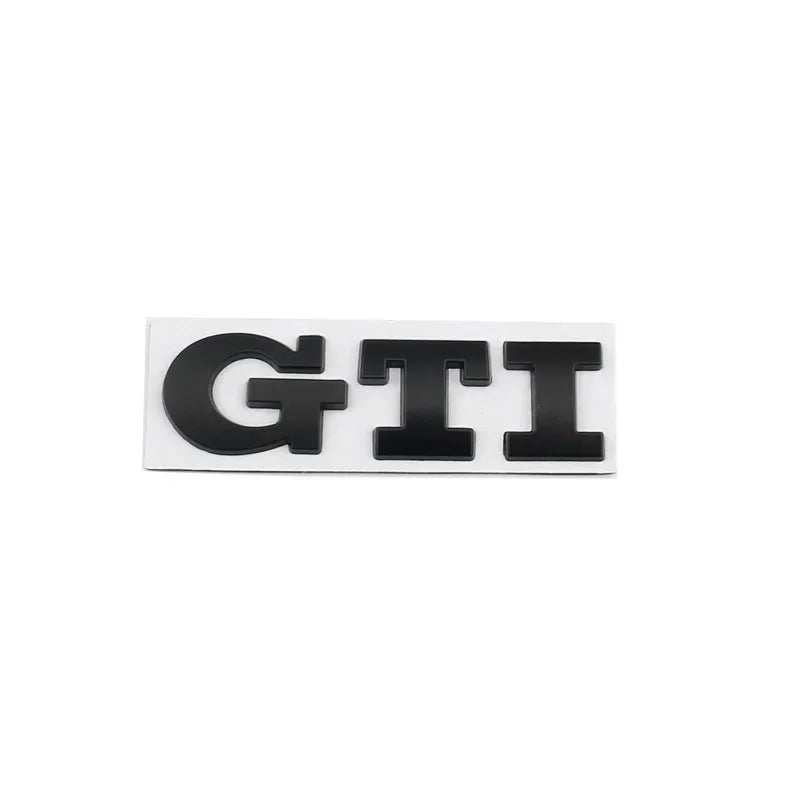 Metal Car GTI Logo Rear Trunk Emblem Stickers Decals for Volkswagen Golf 4 5 6 7 8 Passat Jetta Polo Touareg GTD GLI Touran