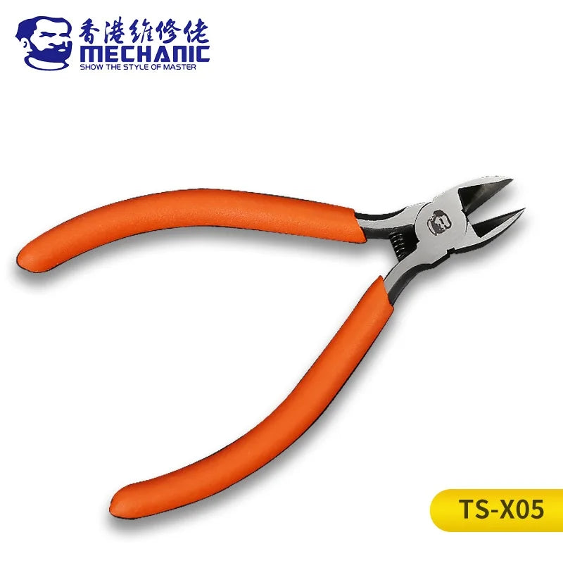 MECHANIC TS Series Diagonal Nose Industrial Grade Precision Pliers Wire Cutter Hardness Fly Wire Cutting Durable Repair Tools