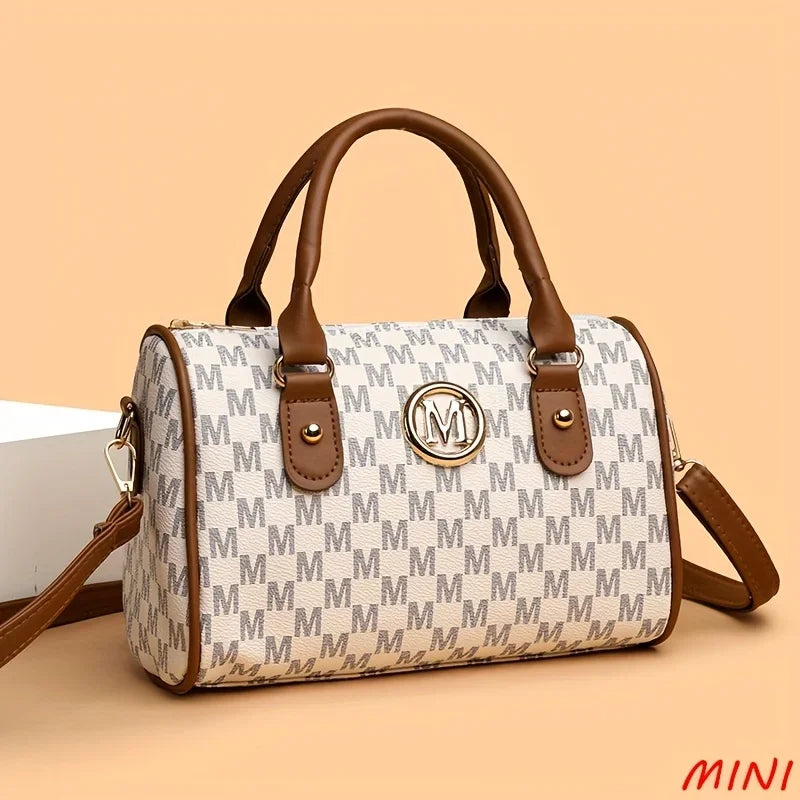 Simple Printed Metal Sheet Handbag, Fashionable Retro Versatile Crossbody Bags, Suitable for Commuting Banquet Pillow Bag
