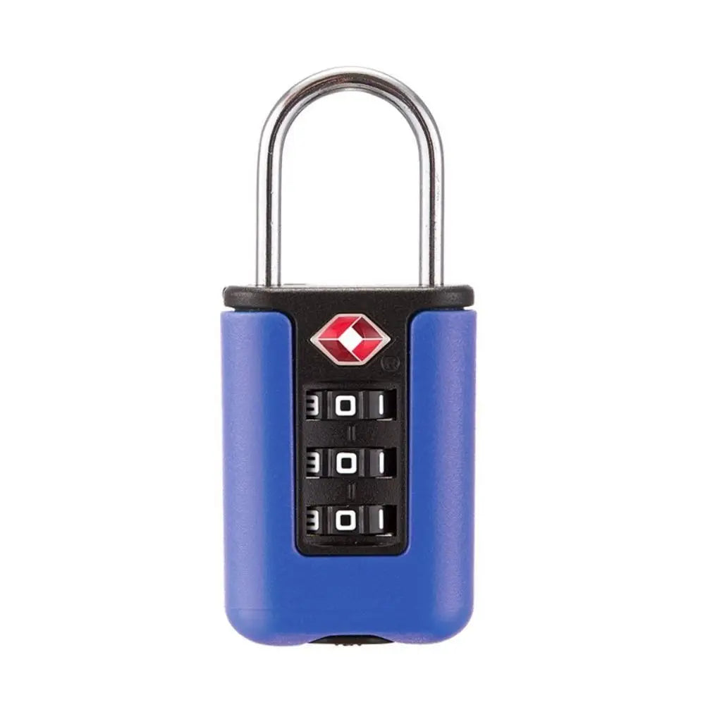 2024 New TSA Customs Code Lock for Travel Luggage Password Changeable Lock Contrast Color Design Padlock