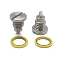 2 Pcs Magnetic Drain Screw and Gasket Set For Mercruiser Stern Drive Alpha Gen 1 2 R MR TR TRS 22-8M0058389 22-67892A06