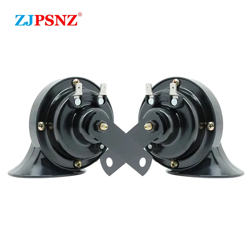 Car Motorcycle Snail Horn 12V 48V 60V 72V 510Hz Electric Air Horn Scooter Truck E-Bike Auto Waterproof Snail Horn Super Sound