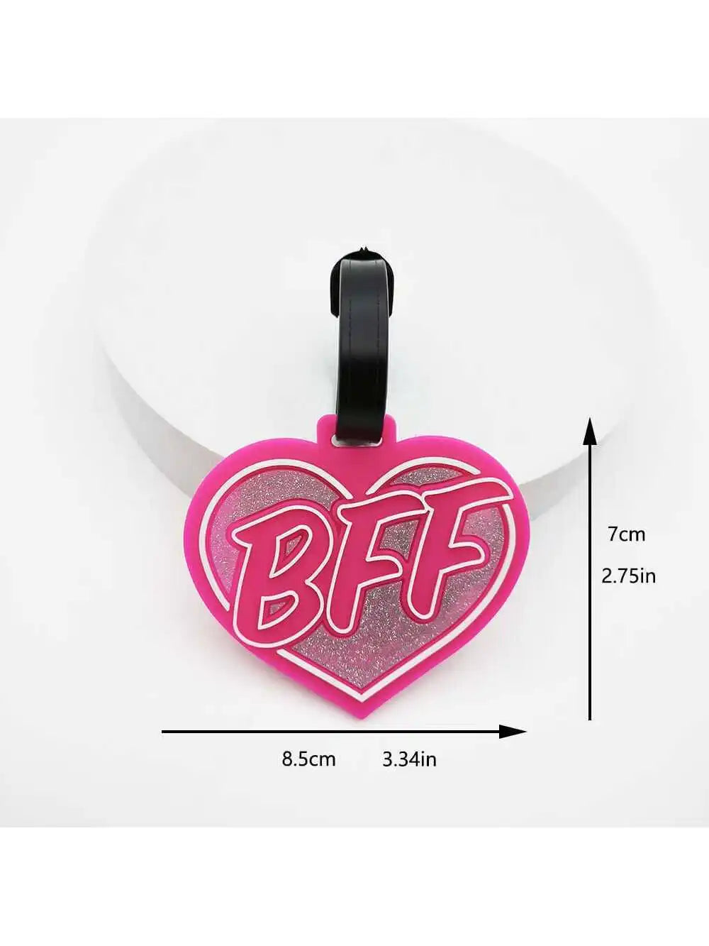 Funny Luggage Tags Silicone Travel ID Identifiers with Name Card & Strap, Durable Bag Labels for Suitcases, Backpacks & Business
