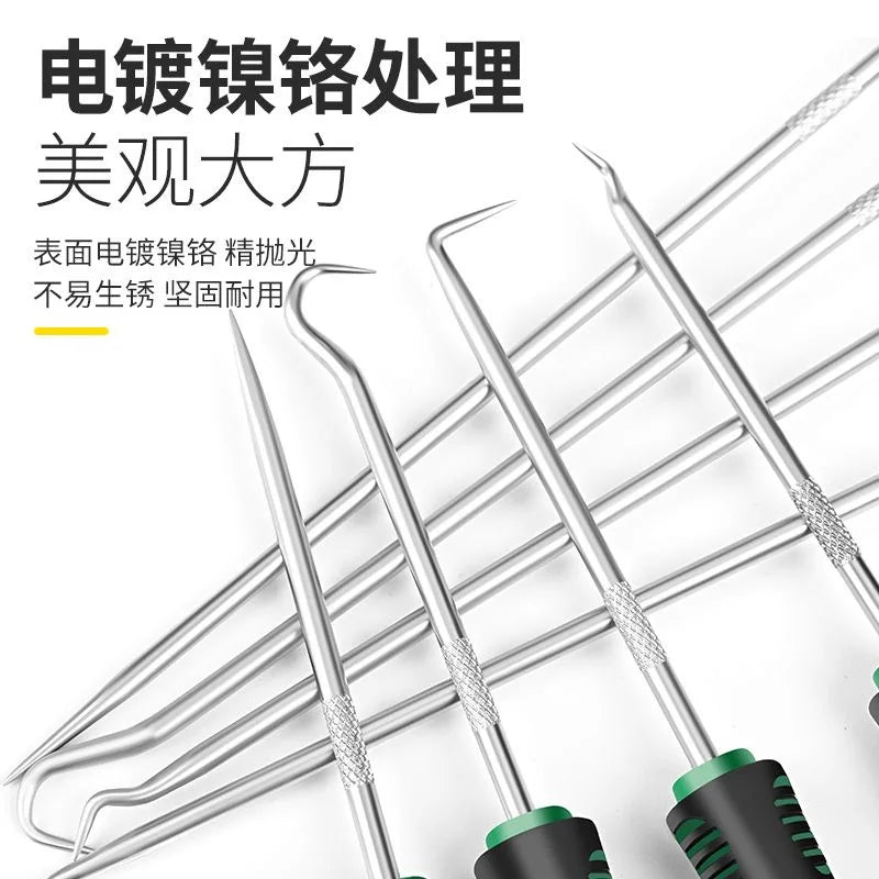 10/4Pcs Precision Pick and Hook Set, Car Auto Oil Seal/O-Ring Seal Gasket Pick Mini Precision Hooks Professional Puller Remover