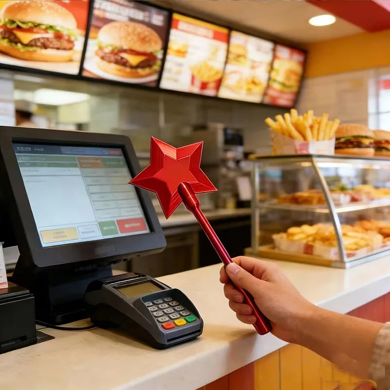 1Set Credit Card Wand, Tap to Pay Wand, Star Wand Tap to Pay, Contactless Payment Card Holder, Tap-To-Pay Credit Card Wand