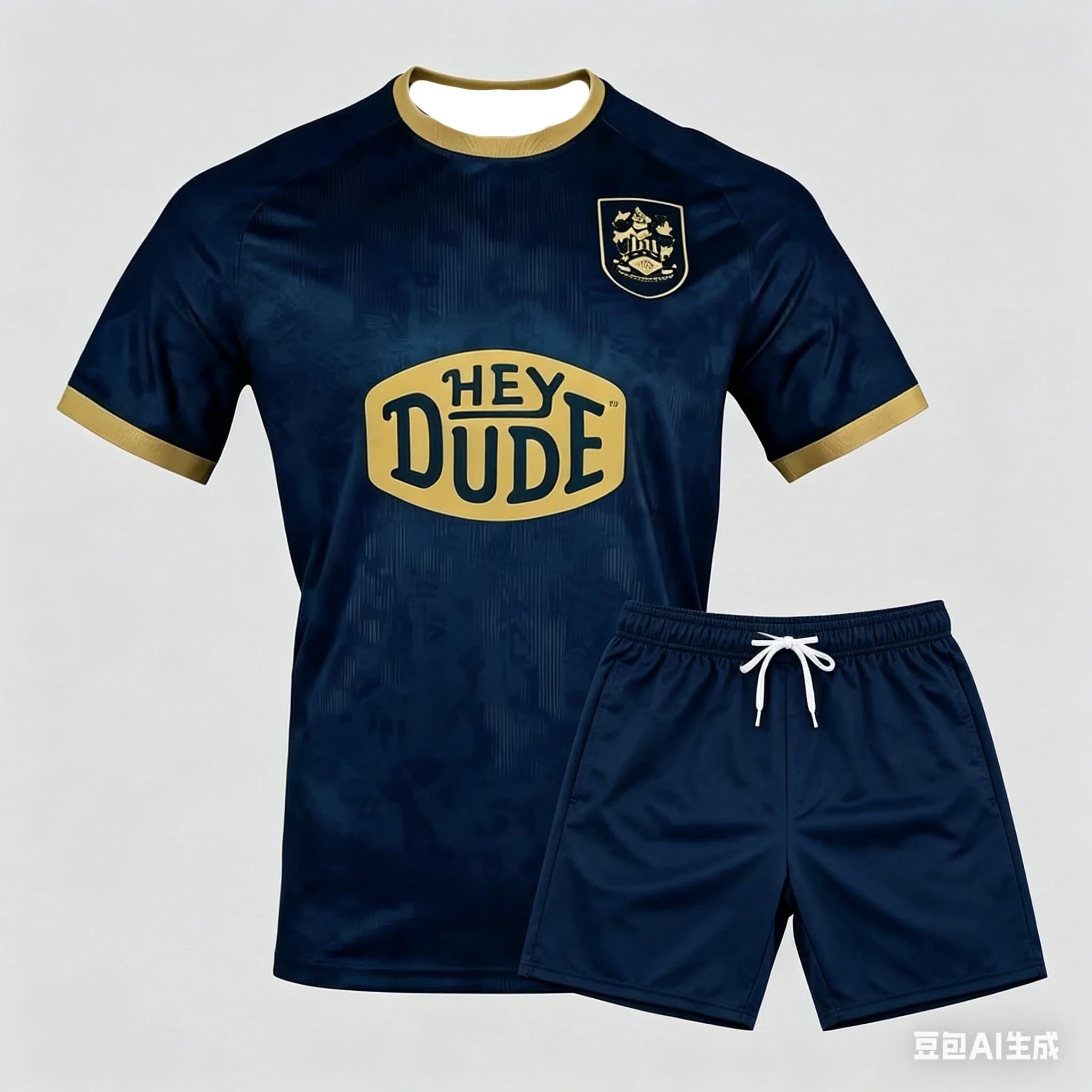 Huddersfield Town FC Home and Away Footbool Jersey T-shirt Set Comfortbale Breathable T-shirt Set Adult Beachwear Surfing Suit