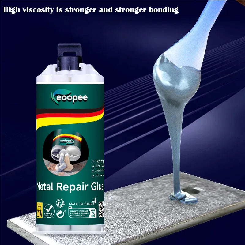 High Strength Metal Repair Glue Waterproof Heat Resistant AB Epoxy for Metal Plastic Wood Fast Curing Instant Adhesive Sealant