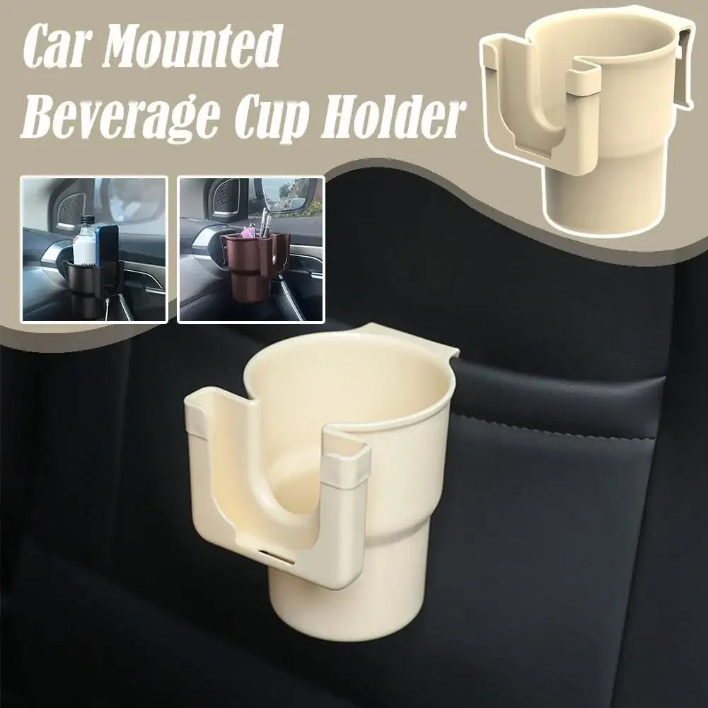 Car Water Cup Holder Multifunctional Beverage Storage Rack Mobile Phone Holder Storage Box Trash Can Accessories