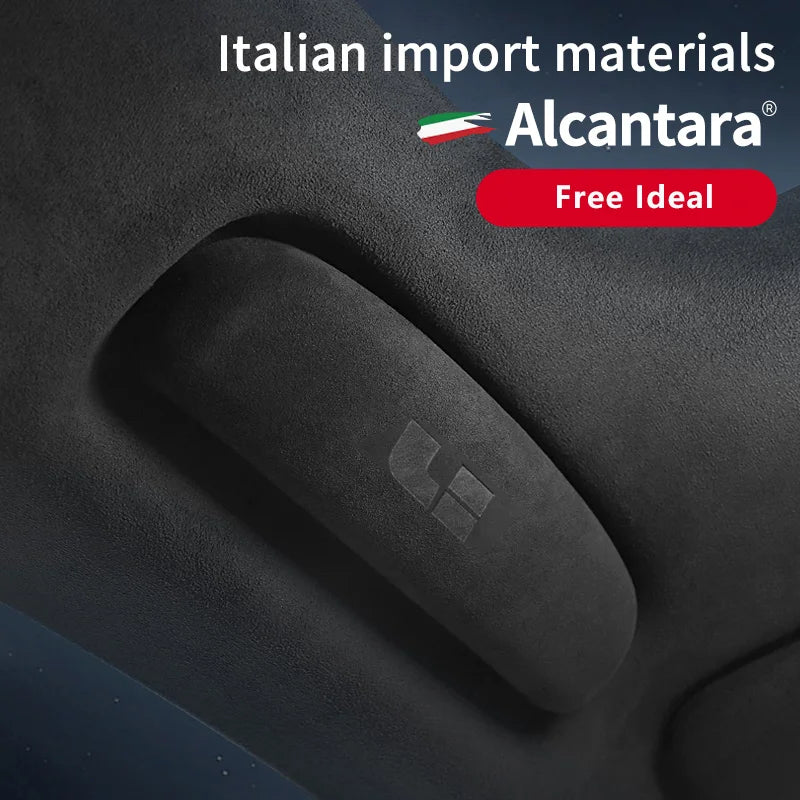 For LEADING IDEAL LiXiang ONE L9 L8 L7 car eyewear case box sunglasses holder alcantara suede Glasses storage box Accessories