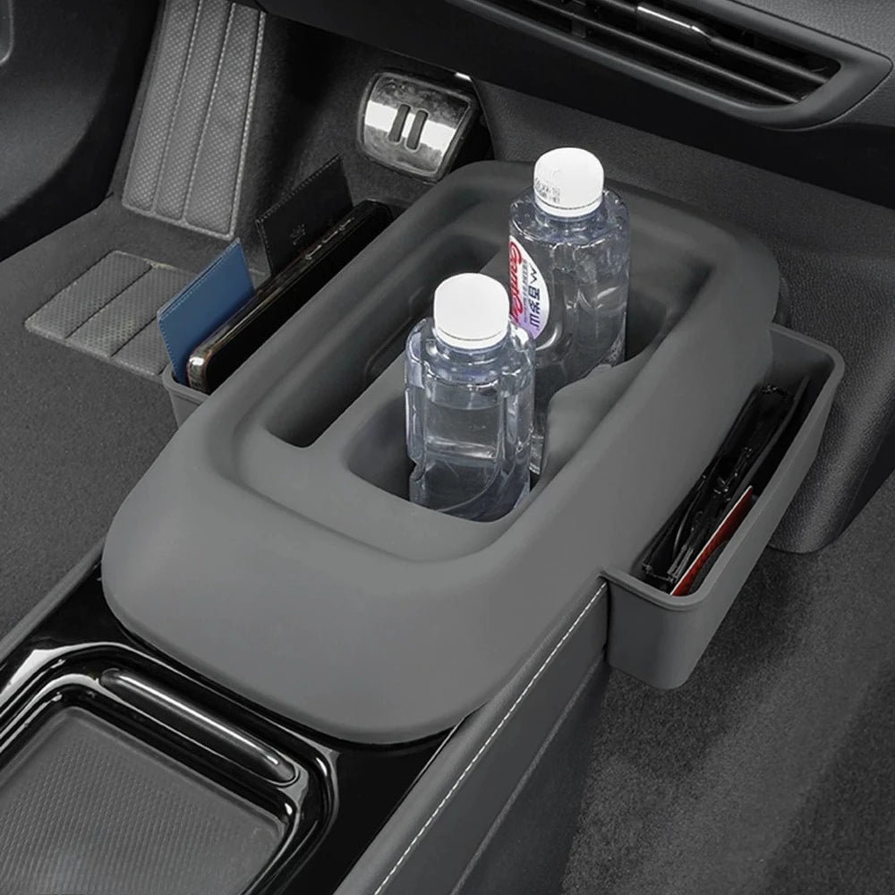 For ID.4 Car Center Console Storage Box Cup Holder Non Slip Silicone Protection Cover Automobile Car Interior Accessories