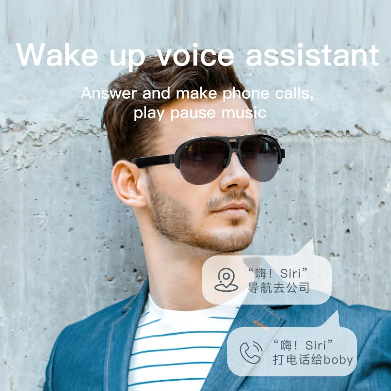 Smart Glasses Bluetooth Calling Music Control Wireless Fashionable Bluetooth Headphones For Men Women Gifts Earphone Outdoor