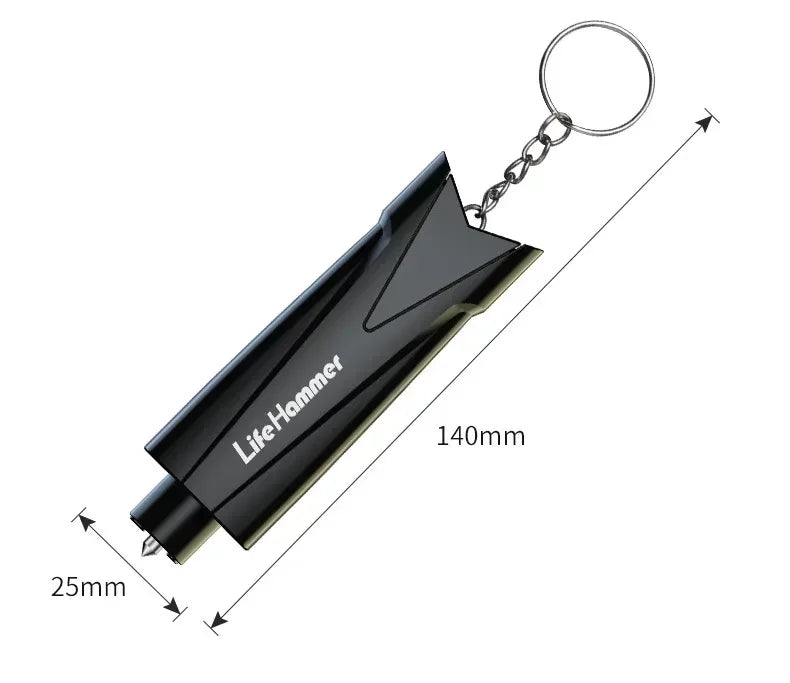 Car Multifunctional Safety Hammer Emergency Window Breaker Car Multi-function Safety Car Breaking Hammer Life-saving Hammer Safe