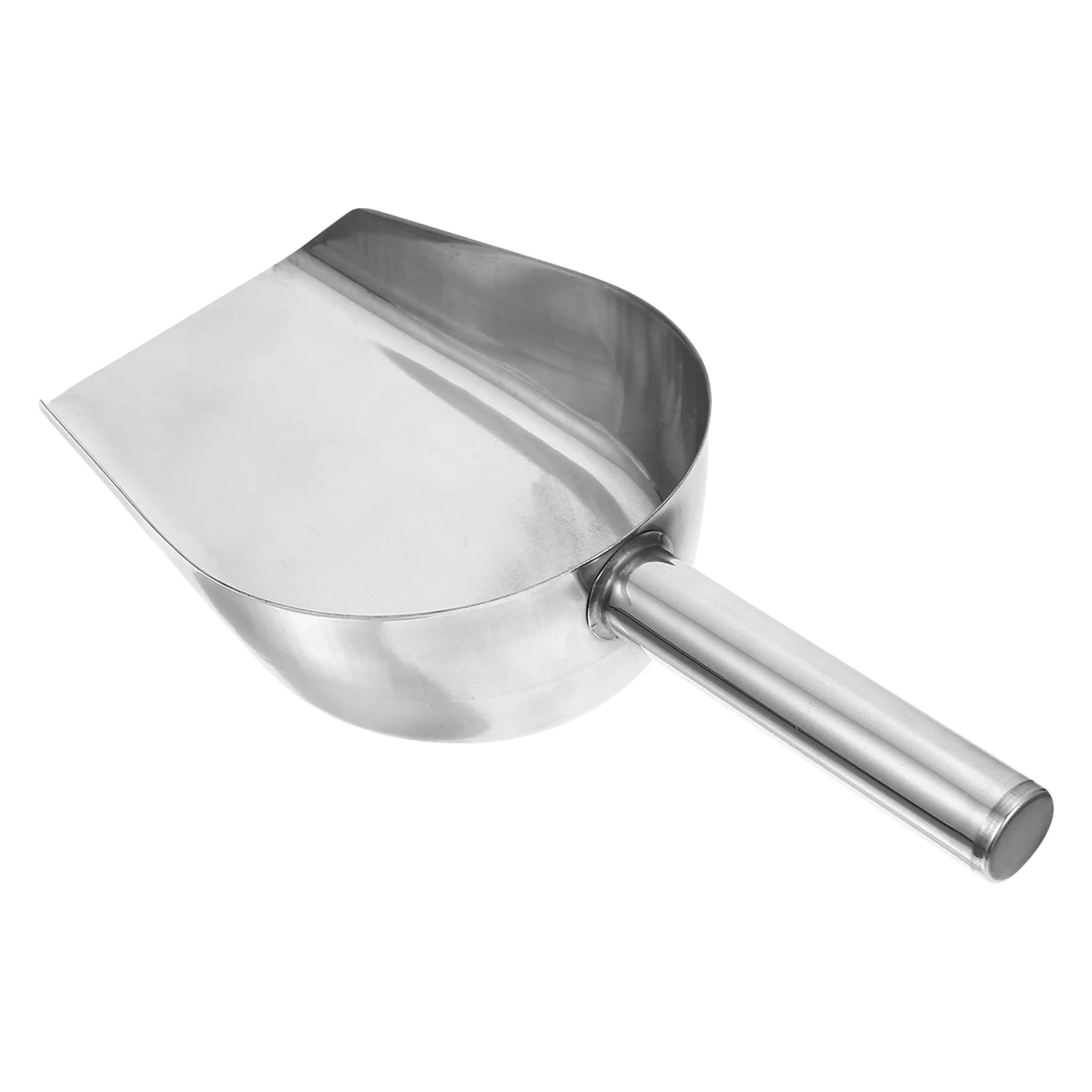 Stainless Steel Ice Scoop Rice Scoop Multi Functional Smooth Ergonomic Handle Kitchen Bar Refrigerator Practical