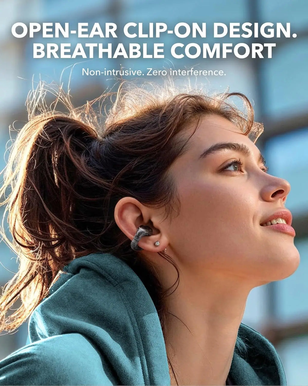 Soundcore C30i A3330 Open Ear Clip Earbuds Bluetooth 5.3 IPX4 Sport Headphones 30H Playtime 12mm Driver Clear Calls