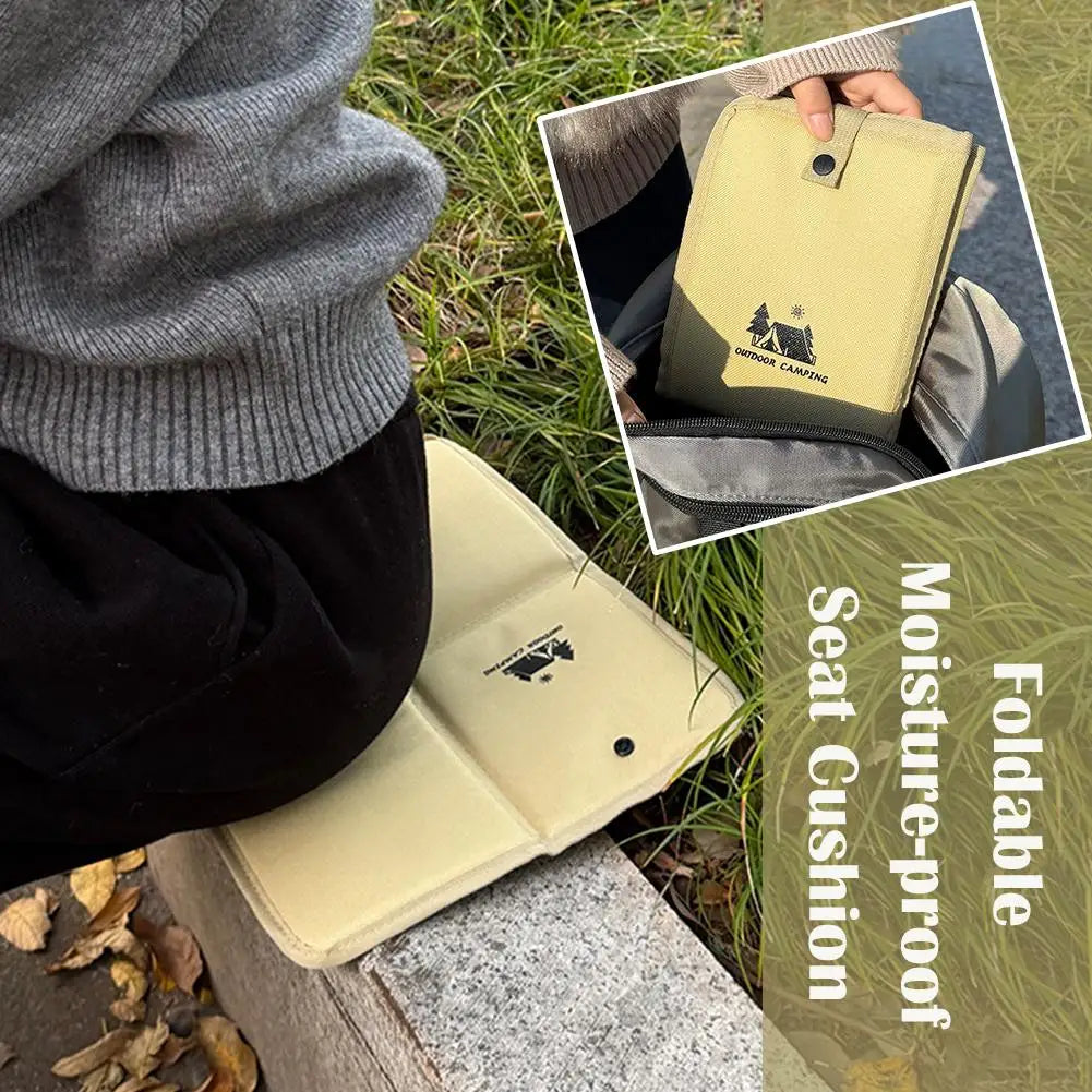 Outdoor Hiking Portable Oxford Cloth Foldable Moisture-Proof Cushion Dirt Proof Picnic Mat Camping Insulation Beach Mat