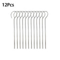 New Stainless Steel Air Fryer Grill Round with Grilled Skewers Barbecue Grill Hanging Skewers Rack for Home Kitchen Outdoor