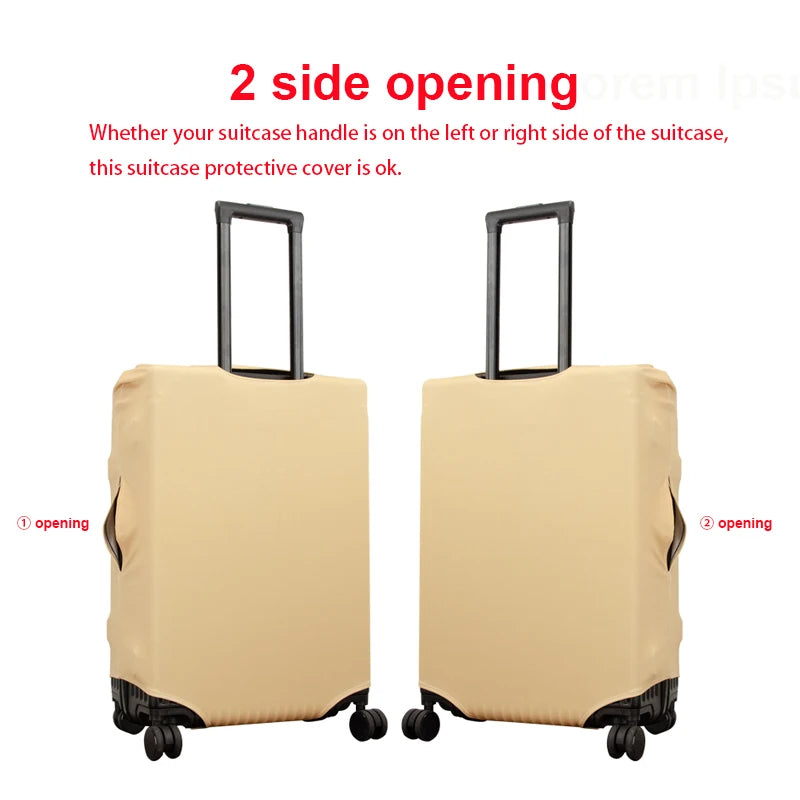 Cute Dragon Baby Print Luggage Cover Fantasy Animals Accessories Elastic Trolley Case Protective For Travel Anti-dust Covers