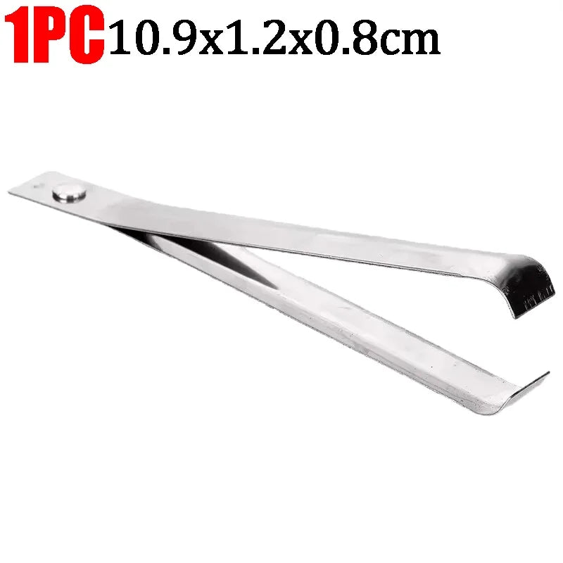 10/1pcs Stainless Steel Garlic Peeler Quickly Garlic Peeling Pig Hair Plucking Clip Manual Tweezers Gadgets Kitchen Accessories