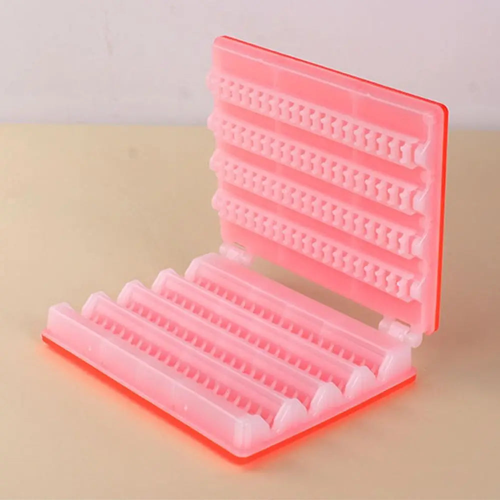 Durable 4 Row BBQ Kebab Maker Plastic Fast BBQ Meat Skewer Machine Reusable Barbecue Stringer Skewer Machine Camping BBQ Tools