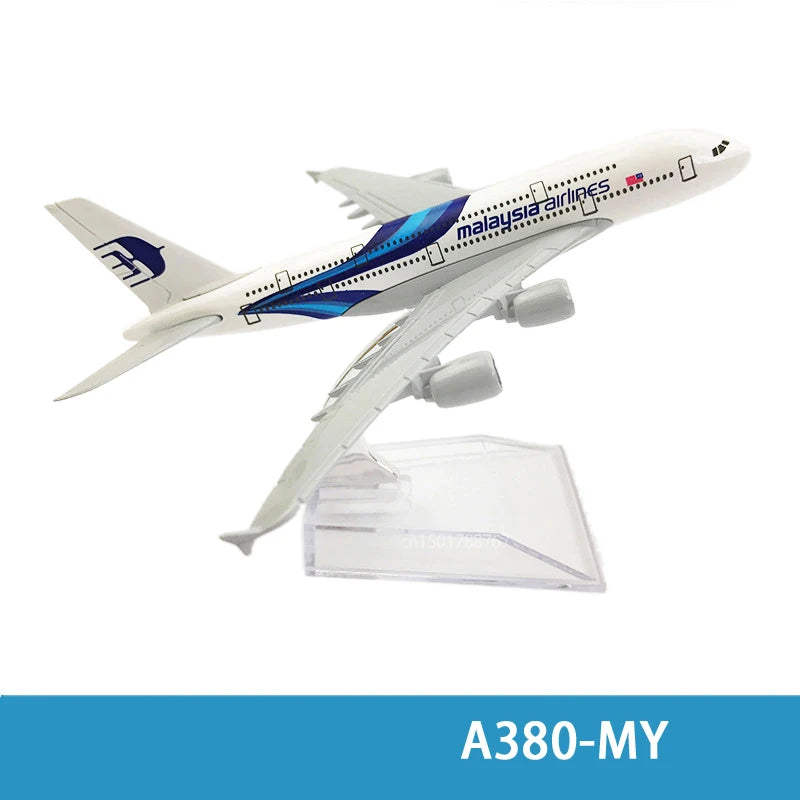 6Inch 15CM A380 A350 A330 A320 Concorde Diecast Airplane Model For Gift Collection