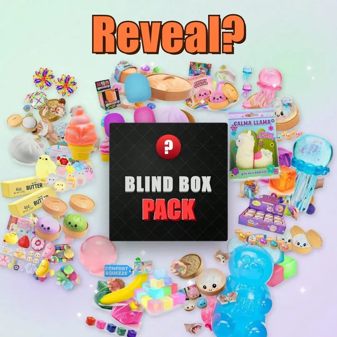 Slow Rebound Squishy Squeeze Fidget Blind Box Toys CuteRelief Sensory Play Toys Kids Birthday Surprise Party Gifts