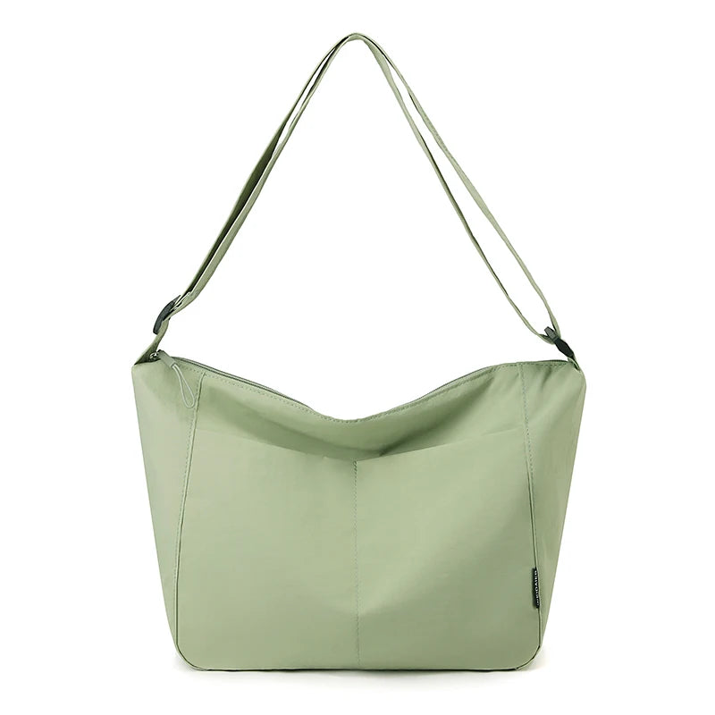 Large Capacity Waterproof Nylon Bag Women Multi-Pocket Messenger Computer Travel Tote Shoulder Crossbody Shopping Purse 2026