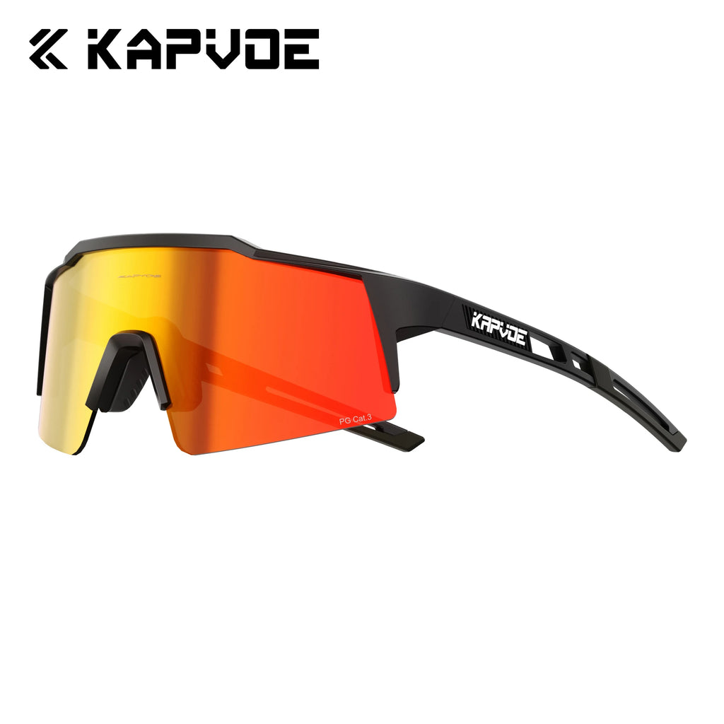 KAPVOE UV400 Polarized Anti-Glare Outdoor Sports Sunglasses Hiking Surfing Fishing and Casual Glasses Stylish Unisex Sunglasses