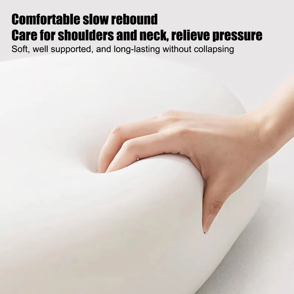 Ultralight Camping Memory Foam Pillow, Travel Backpacking Pillow with Removable Cover for Neck Lumbar Support, Hiking Outdoor