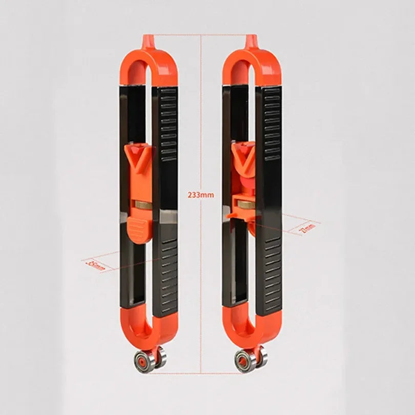 Profile Scribing Ruler Irregular Contour Gauge With Lock Adjustable Locking Precise Woodworking Measuring Gauge Measurement Tool