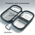 1pc Asthma Inhaler Travel Case ，Portable Nebulizer Case/bag , Includes Inhaler Holder Case Only, Black