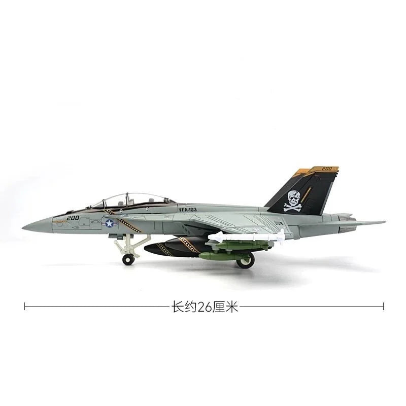 Creative Military Diecast DIY Assemble 1:72 Scale F18 Fighter F-18 Airplane Model Aircraft Model Toy Plane For Boy Educational C