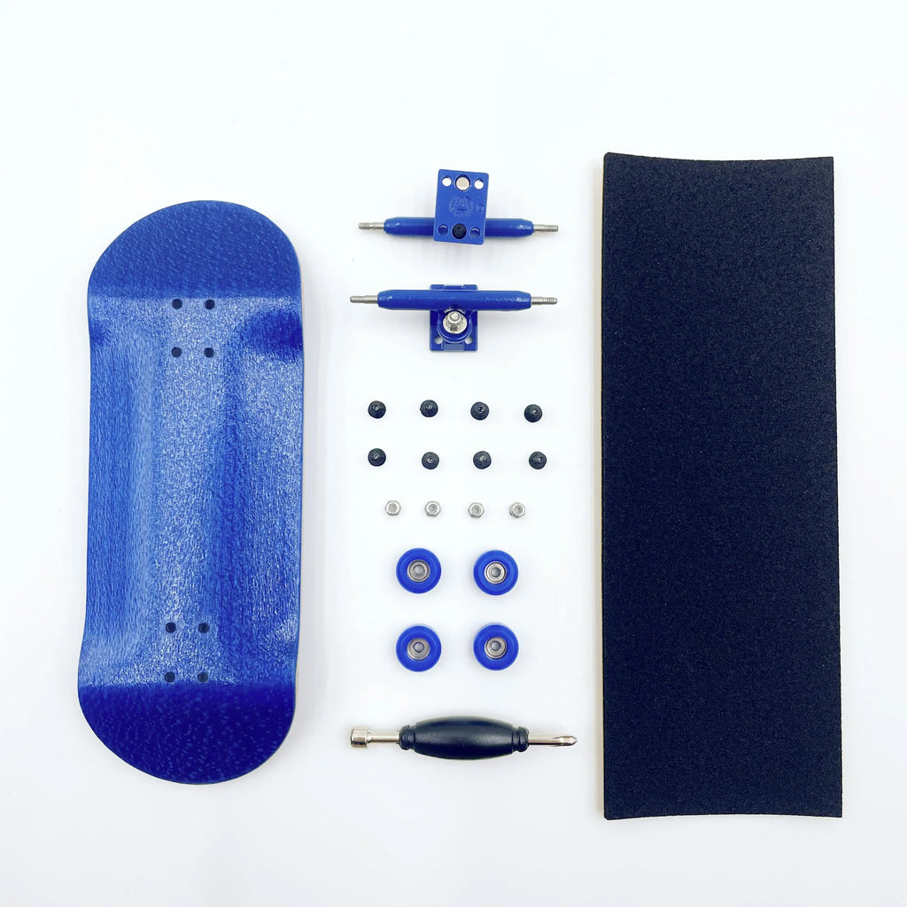 34mm Complete Fingerboard Handmade Deck Single Axle Truck CNC Bearing Wheels