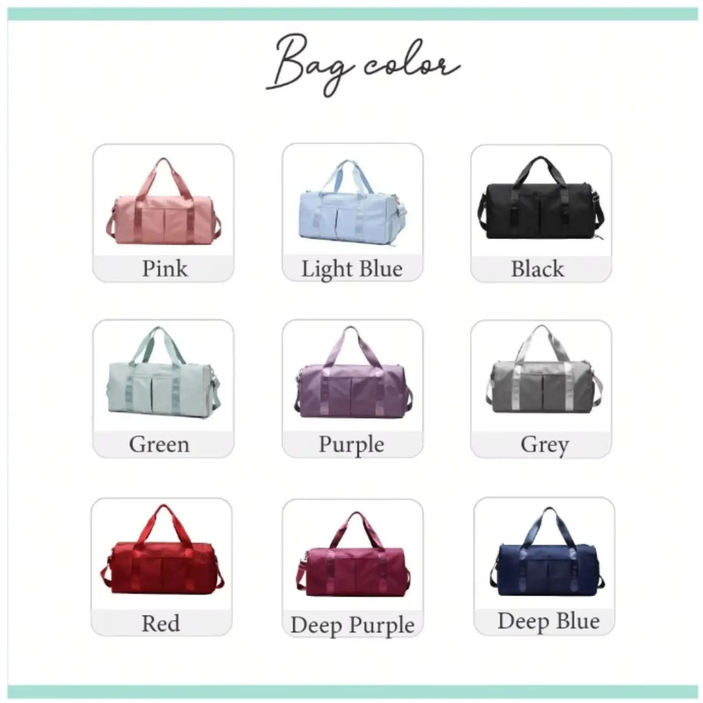 Personalized Name Duffel Bag, Mothers Day Gifts, Cute Overnight Bag for Her, Custom Weekender Bag, Travel Bag, Initial Gym Bag