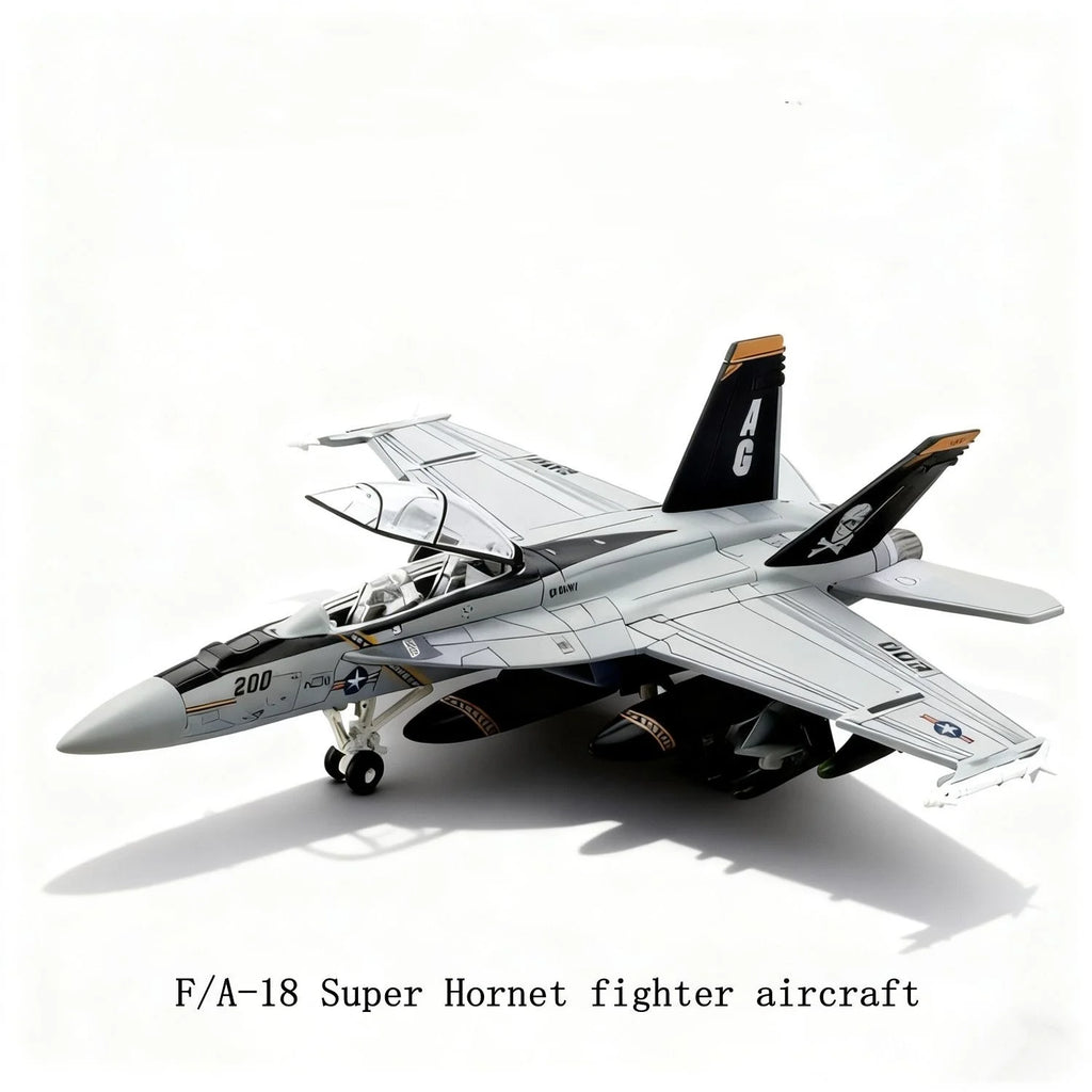 1/72 Scale Airplane Model F/A-18F Super Hornet VFA-2 Fighter Jet Toy Plane kids toys for boys ABS Plastic model Gift