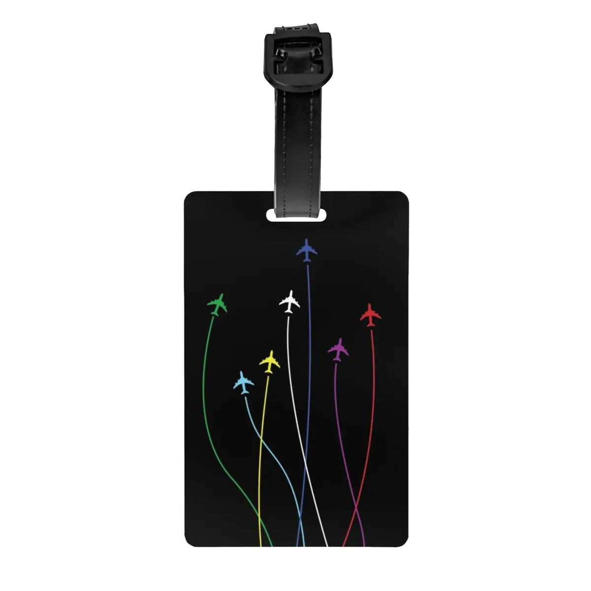 Custom Boeing 777X Captain Stripes Luggage Tags for Suitcases Aviation Aviator Flight Pilot Baggage Tags Privacy Cover ID Label