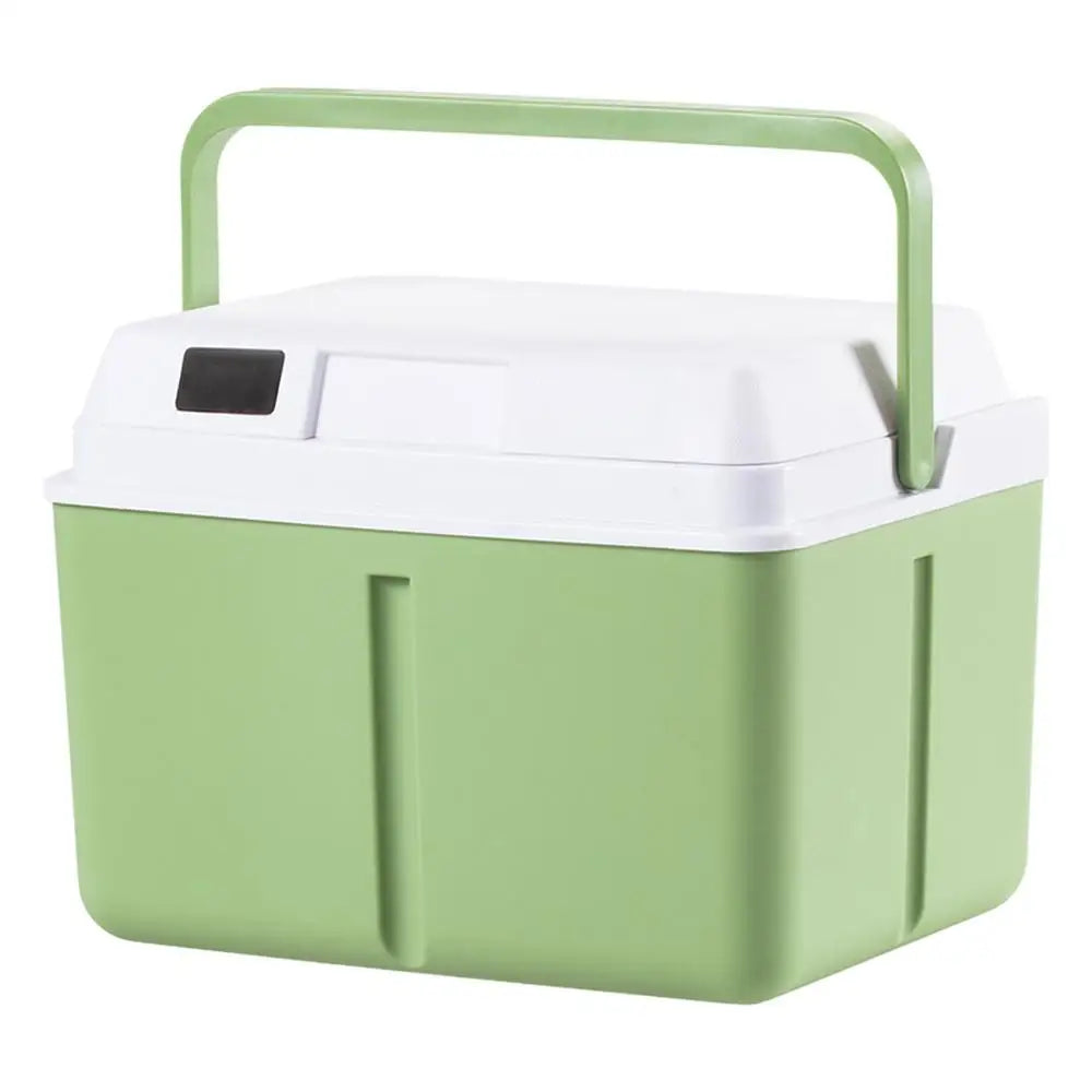 Small Cooler Temp Display Leakproof Insulated Portable 5L Hard Case Cooler Box For Drink Beverage Food Outdoor Camping Picnic