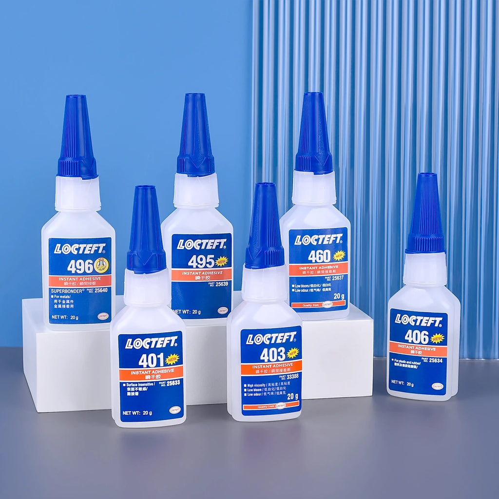 Instant Quick Drying Glue 401 406 495 460 496 Strong Glue High Temperature Resistant  Adhesive For Metal Plastic PVC