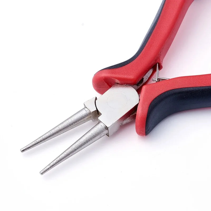 1pc Carbon Steel Jewelry Pliers for Jewelry Making Supplies Round Nose Pliers Ferronickel 126mm