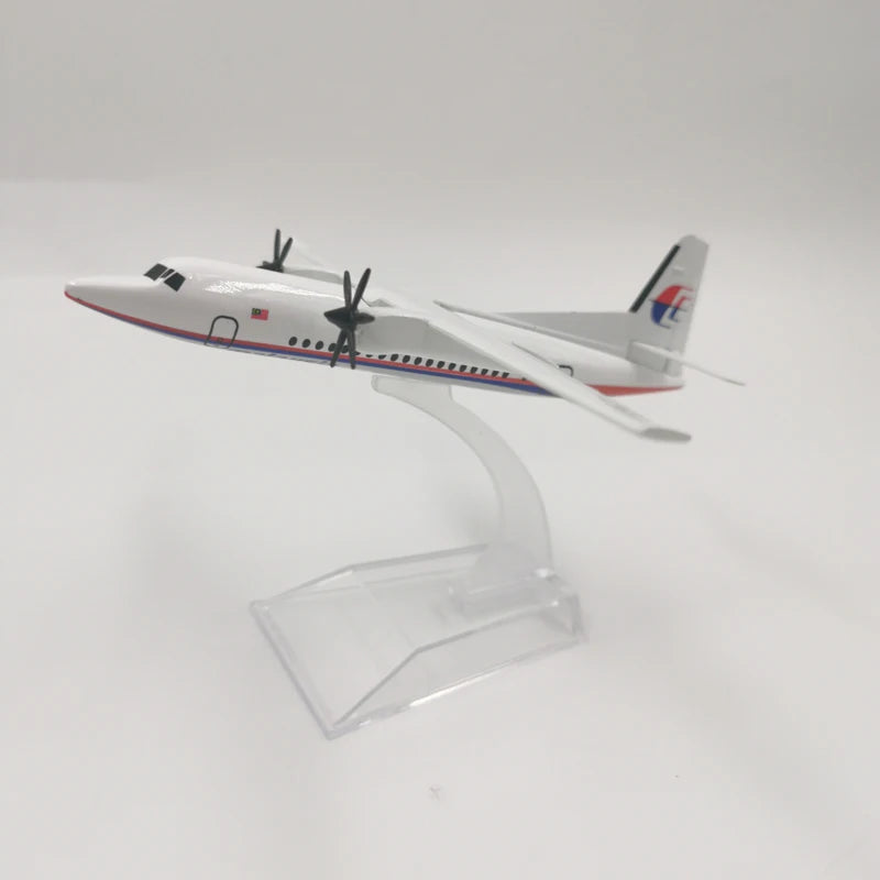 JASON TUTU ERJ145 Fokker F50 Aircraft Diecast Metal 1/400 Scale Planes Avianca FK50 Airplane Model Plane Model Dropshipping