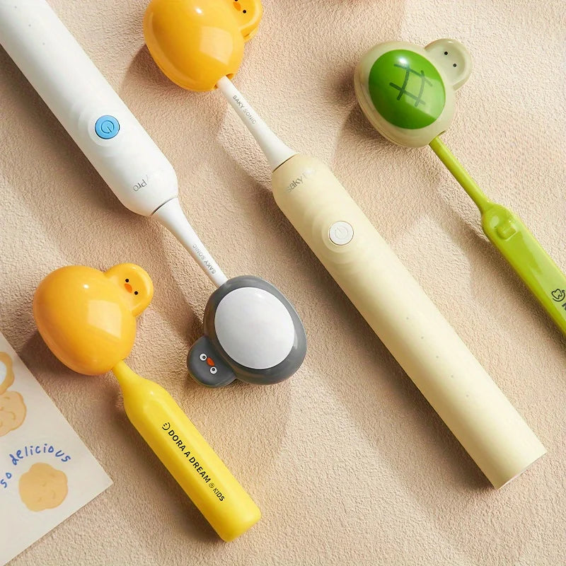 Adorable Animal-Themed Toothbrush Head Cover ，Waterproof, Dustproof, Perfect for Travel & Bathroom Organization Toothbrush cover