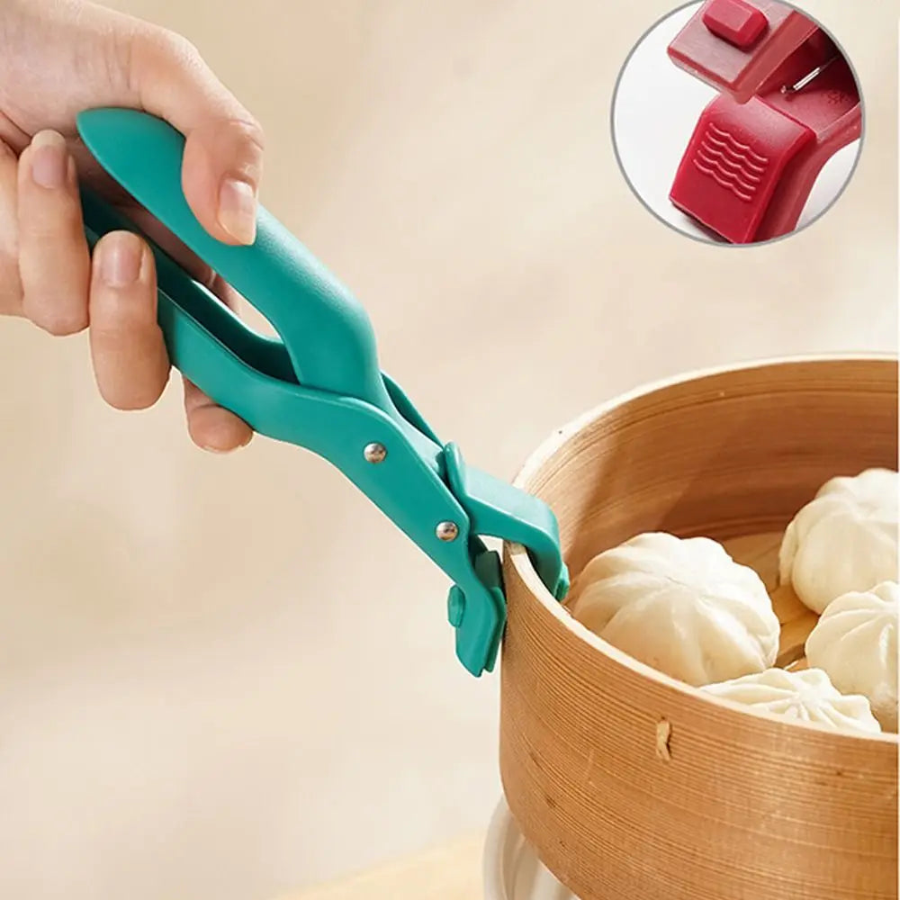 Multifunction Kitchen Bowl Clip Durable Silicone Anti Scalding Clip Non-slip Meal Bowls Tongs Pot Clips Gripper Kitchen Tools